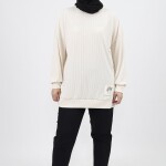 30427 Bürümcük Kumaş Arma Detaylı Sweatshirt