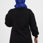 71105 İnci ve Nakış Detaylı 2 İplik Kumaş Sweatshirt