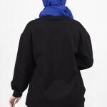 71102 Taş ve Yazı Detaylı 2 İplik Kumaş Sweatshirt