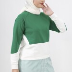 71086 Gömlek Garnili 2 İplik Kumaş Sweatshirt