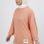 30427 Bürümcük Kumaş Arma Detaylı Sweatshirt