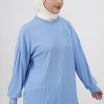 30427 Bürümcük Kumaş Arma Detaylı Sweatshirt