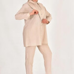 106 LİNA KETEN KUMAŞ TAŞ DETAYLI TESETTÜR 2Lİ TAKIM-TAŞ