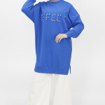 10208 Taş Detaylı Sweatshirt