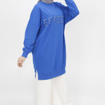 10208 Taş Detaylı Sweatshirt