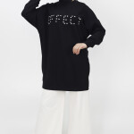 10208 Taş Detaylı Sweatshirt