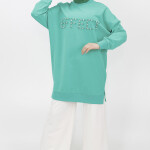 10208 Taş Detaylı Sweatshirt