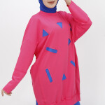 10251 Prizma Desenli Sweatshirt