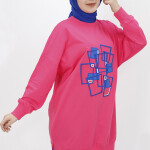 10203 Nakış ve Boncuk Detaylı Sweatshirt