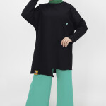 10238 Rozet Detaylı Sweatshirt