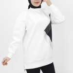 23213 Zincir Detaylı Sweatshirt