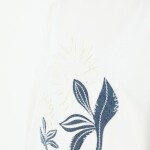 10573 PUANE İKİ İPLİK KUMAŞ KOT GARNİLİ SWEATSHIRT-EKRU